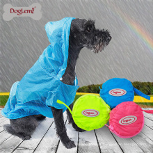 Produtos para animais de estimação por atacado Cão bonito capa de chuva Impermeável cão casaco